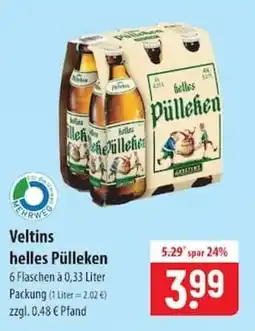 Famila Nord Ost Veltins helles Pülleken Angebot
