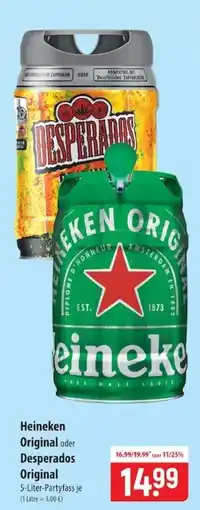 Famila Nord Ost Heineken Original oder Desperados Original Angebot