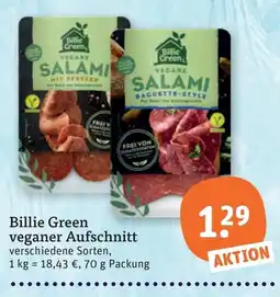 tegut Billie Green veganer Aufschnitt Angebot