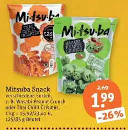 tegut Mitsuba Snack Angebot