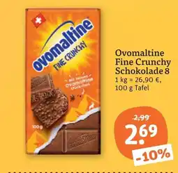tegut Ovomaltine Fine Crunchy Schokolade Angebot