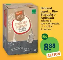 tegut Bioland tegut... Bio-Streuobst-Apfelsaft Angebot