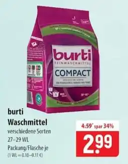 Famila Nord Ost burti Waschmittel Angebot