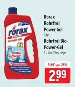 Famila Nord Ost Rorax Rohrfrei Power Gel Angebot