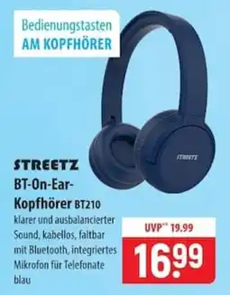 Famila Nord Ost STREETZ BT-On-Ear-Kopfhörer BT210 Angebot