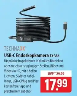 Famila Nord Ost TECHNAXX USB-C Endoskopkamera TX-386 Angebot