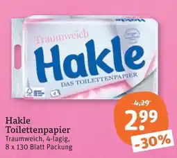 tegut Hakle Toilettenpapier Angebot