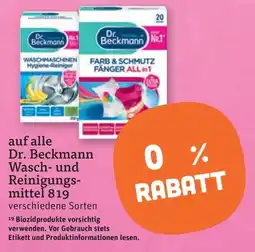 tegut Dr. Beckmann Wasch- und Reinigungsmittel Angebot