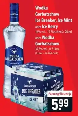 Famila Nord Ost Wodka Gorbatschow Ice Breaker Angebot