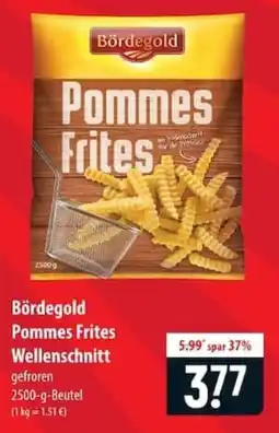 Famila Nord Ost Bördegold Pommes Frites Wellenschnitt Angebot