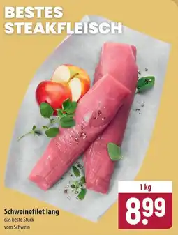 Famila Nord Ost Schweinefilet lang Angebot