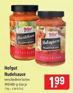Famila Nord Ost Hofgut Nudelsauce Angebot