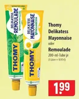Famila Nord Ost Thomy Delikatess Mayonnaise oder Remoulade Angebot