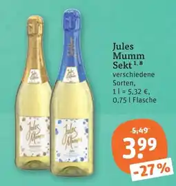 tegut Jules Mumm Sekt Angebot