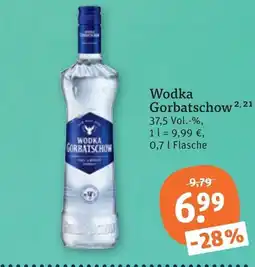 tegut Wodka Gorbatschow Angebot