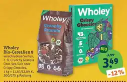 tegut Wholey Bio-Cerealien Angebot