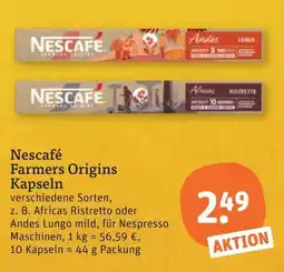 tegut Nescafé Farmers Origins Kapseln Angebot