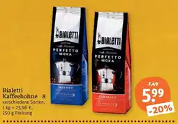 tegut Bialetti Kaffeebohne Angebot