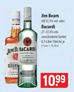 Famila Nord Ost Jim Beam oder Bacardi Angebot