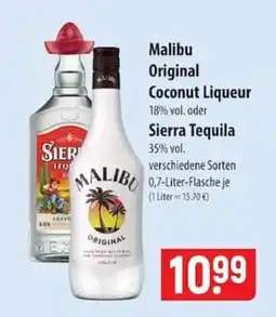 Famila Nord Ost Malibu Original Coconut Liqueur Angebot