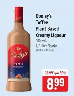 Famila Nord Ost Dooley's Toffee Plant-Based Creamy Liqueur Angebot