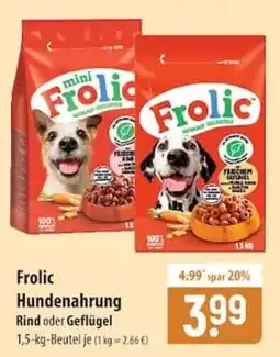 Famila Nord Ost Frolic Hundenahrung Angebot