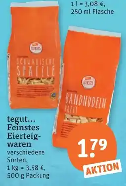 tegut tegut... Feinstes Eierteigwaren Angebot