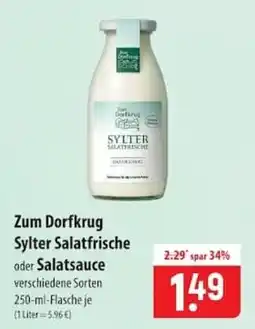 Famila Nord Ost Zum Dorfkrug Sylter Salatfrische Angebot
