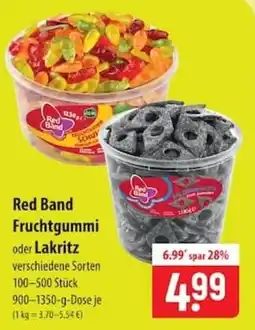Famila Nord Ost Red Band Fruchtgummi Angebot