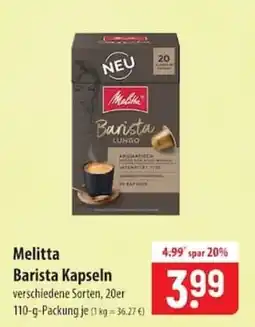 Famila Nord Ost Melitta Barista Kapseln Angebot