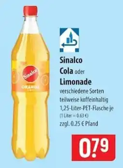 Famila Nord Ost Sinalco Cola oder Limonade Angebot