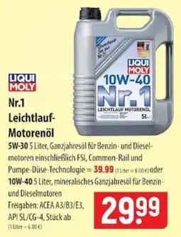 Famila Nord Ost LIQUI MOLY Leichtlauf-Motorenöl Angebot