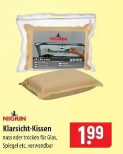 Famila Nord Ost NIGRIN Klarsicht-Kissen Angebot