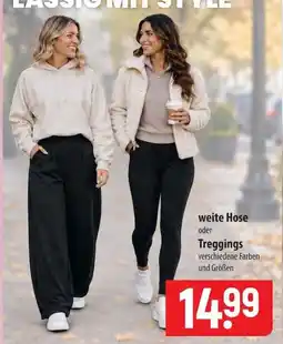 Famila Nord Ost weite Hose oder Treggings Angebot