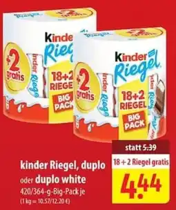Famila Nord Ost kinder Riegel, duplo Angebot