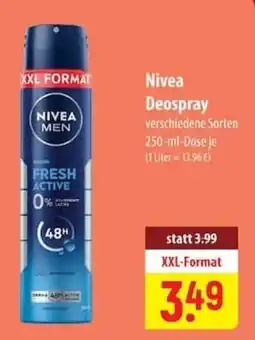 Famila Nord Ost Nivea Men Deospray Angebot
