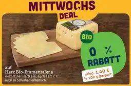 tegut Herz Bio-Emmentaler Angebot