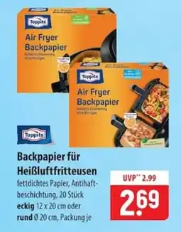 Famila Nord Ost Toppits Air Fryer Backpapier Angebot