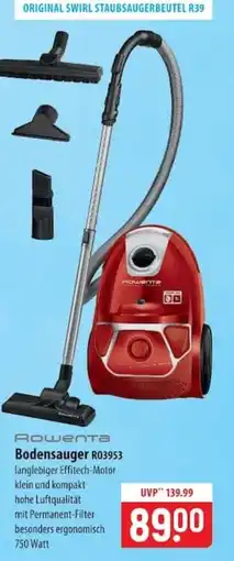 Famila Nord Ost Rowenta Bodensauger R03953 Angebot