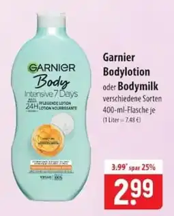 Famila Nord Ost Garnier Body Intensive 7 Days Angebot