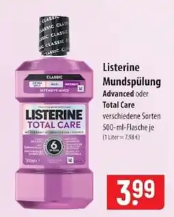 Famila Nord Ost Listerine Mundspülung Total Care Angebot