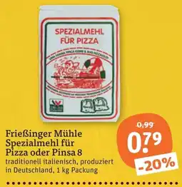 tegut Frießinger Mühle Spezialmehl für Pizza oder Pinsa 8 Angebot