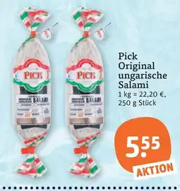 tegut Pick Original ungarische Salami Angebot
