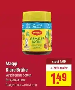 Famila Nord Ost Maggi Klare Brühe Angebot