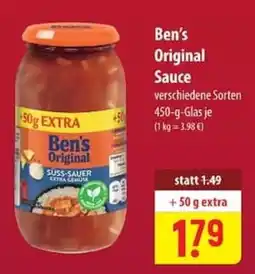 Famila Nord Ost Ben's Original Sauce Angebot