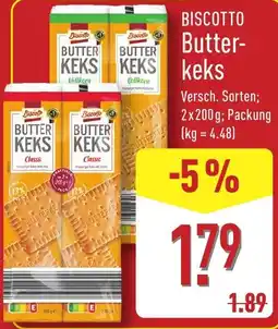 Aldi Nord Biscotto Butter-Keks Angebot
