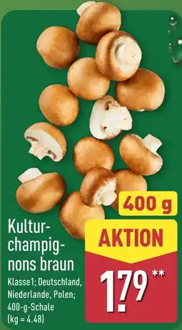 Aldi Nord Kultur-champignons braun Angebot