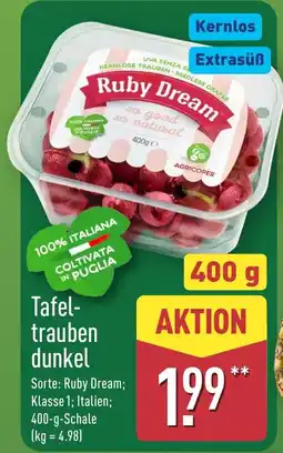 Aldi Nord Ruby Dream Tafeltrauben dunkel Angebot