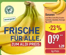 Aldi Nord Bananen Angebot