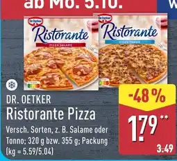 Aldi Nord DR. OETKER Ristorante Pizza Angebot